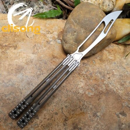 theone Integrated Titanium Handle ORCA Killer Whale Balisong - Image 16