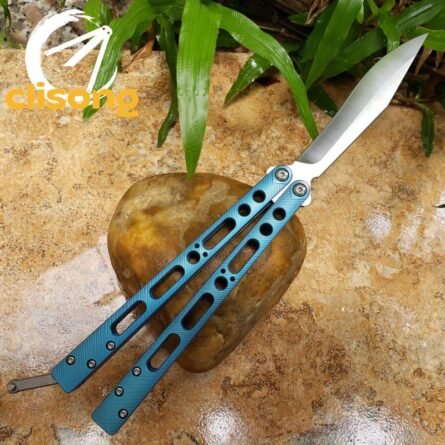 TheOne Carbon Fiber Titanium EX-10 Balisong - Image 37