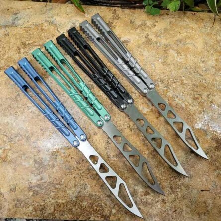 TheOne Hammer Designs BRS Latchless Channel Alpha Beast (CHAB) Balisong - Image 2