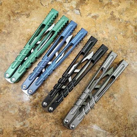 TheOne Hammer Designs BRS Latchless Channel Alpha Beast (CHAB) Balisong - Image 5