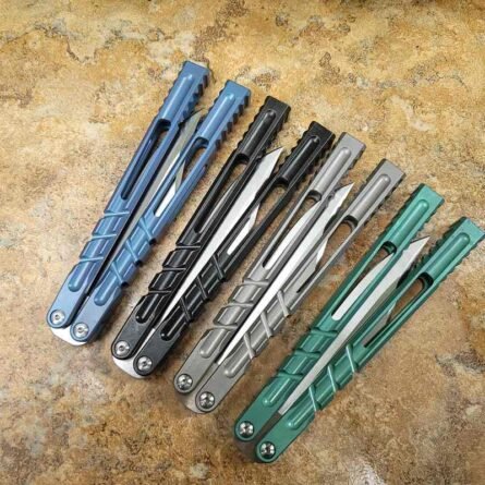 TheOne Hammer Designs BRS Latchless Channel Alpha Beast (CHAB) Balisong - Image 7