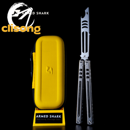Armed Shark Madko Balisong Titanium Handle