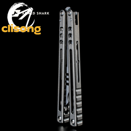 Armed Shark Madko Balisong Titanium Handle - Image 13