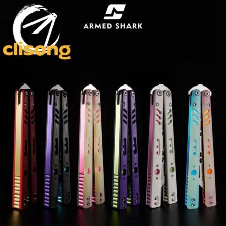 Armed Shark Aluminum Channel BRS Replicant (REP) Balisong - Image 7