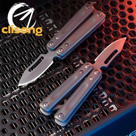Mini Balisong Keychain - Portable Pocket Knife - Image 10