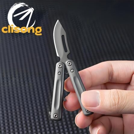Mini Balisong Keychain - Portable Pocket Knife