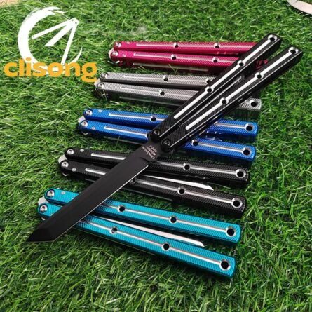 New Baliplus Krake Raken (Kraken) V3 Grooved Edition Balisong - Image 14