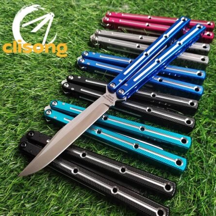 New Baliplus Krake Raken (Kraken) V3 Grooved Edition Balisong - Image 4