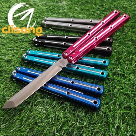 New Baliplus Krake Raken (Kraken) V3 Grooved Edition Balisong - Image 5