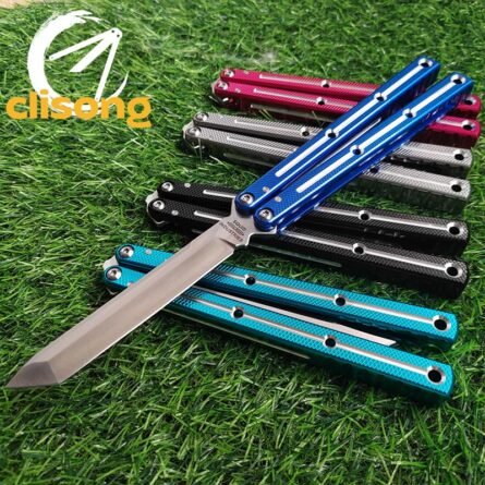 New Baliplus Krake Raken (Kraken) V3 Grooved Edition Balisong - Image 8