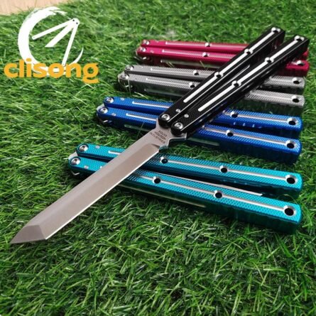 New Baliplus Krake Raken (Kraken) V3 Grooved Edition Balisong - Image 9