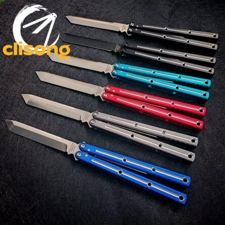 New Baliplus Krake Raken (Kraken) V3 Grooved Edition Balisong - Image 15