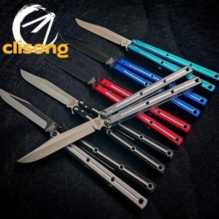 New Baliplus Krake Raken (Kraken) V3 Grooved Edition Balisong - Image 20
