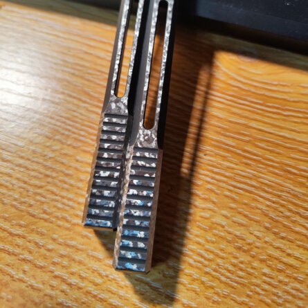Custom Titanium Balisong Ice-Crystal Effect Service - Image 5