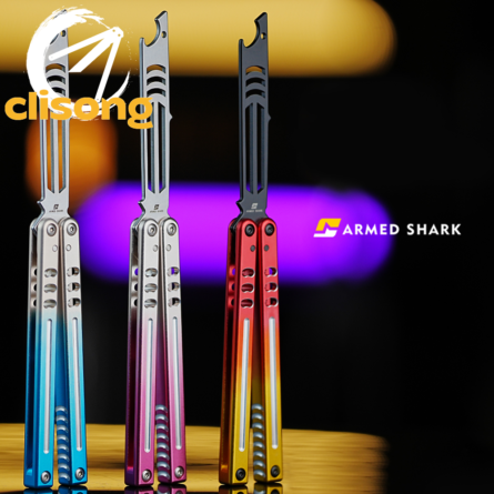 Armed Shark Mako Bottle Opener V5 Balisong
