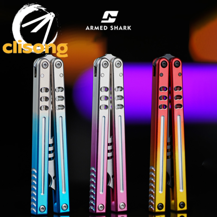 Armed Shark Mako Bottle Opener V5 Balisong - Image 4