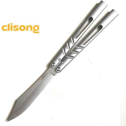 Titus BRS Latchless Titanium Channel Alpha Beast (CHAB) Balisong - Image 17