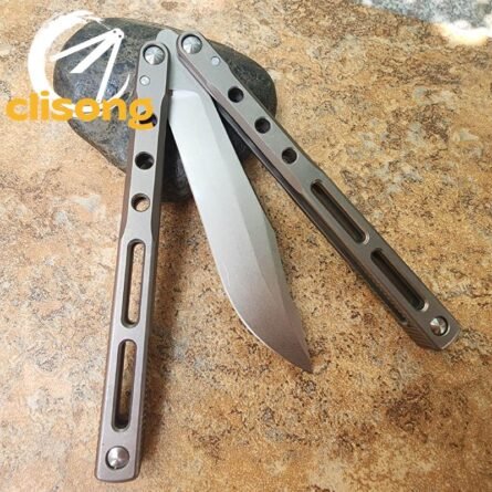 Theone Regime Balisong Clone Titanium Handle - Image 9