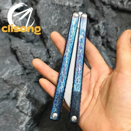 Baliplus Gaboon Balisong Titanium Handle - Image 4