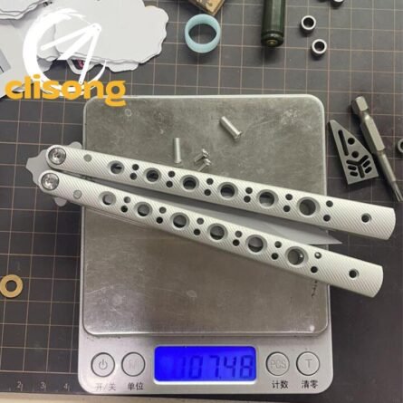 Banshu BM67 Balisong Clone 7075 Aluminum Handle with False - Image 5