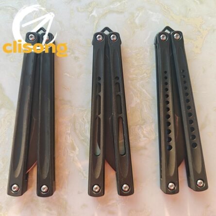 DI Made Embargo Balisong Clone with Titanium Handle - Image 3
