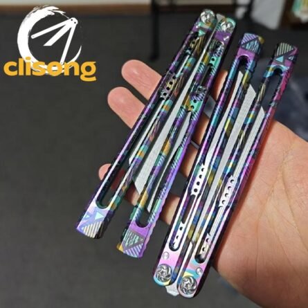 Baliplus Medusa Balisong Clone Titanium Handle - Image 3