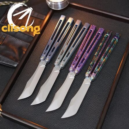 Baliplus Medusa Balisong Clone Titanium Handle - Image 2