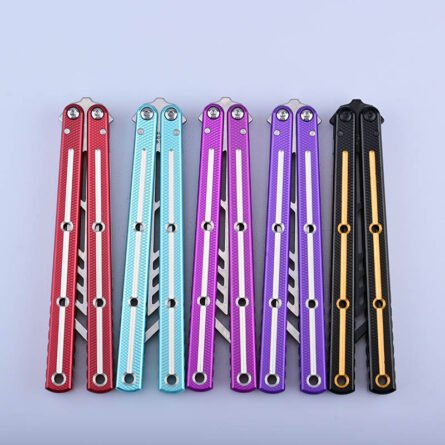 Titus Kraken V3 Grooved Edition Balisong 7075 Aluminum False - Image 5