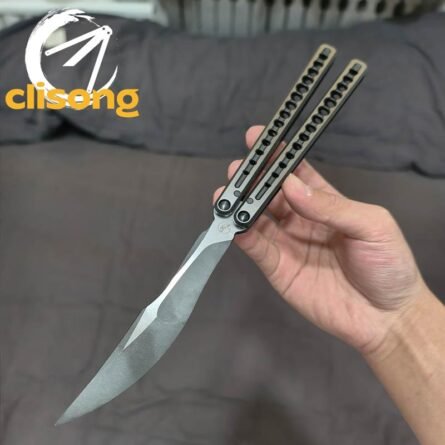 Gecko Original Xuwu Balisong Titanium Alloy False