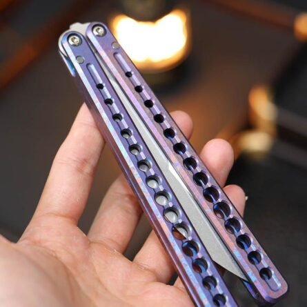 Gecko Original Xuwu Balisong Titanium Alloy False - Image 6