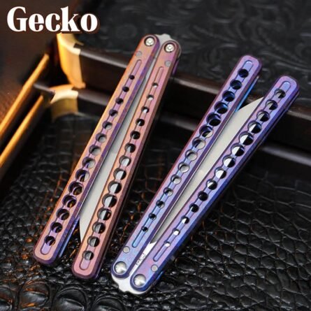 Gecko Original Xuwu Balisong Titanium Alloy False - Image 3