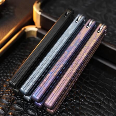 Gecko Original Xuwu Balisong Titanium Alloy False - Image 4