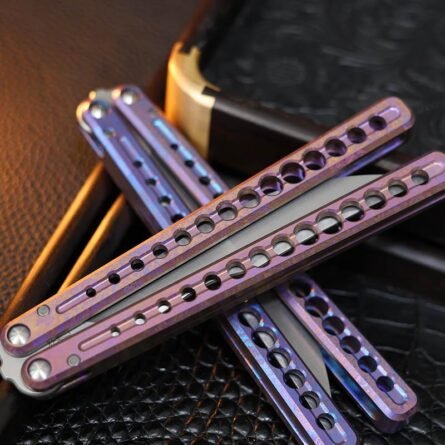 Gecko Original Xuwu Balisong Titanium Alloy False - Image 5